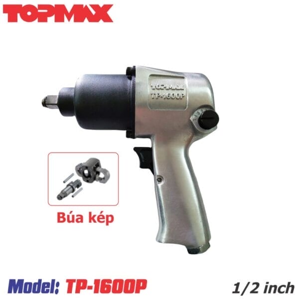 Súng bắn bu lông hơi 1/2 Inch Topmax TP-1600P