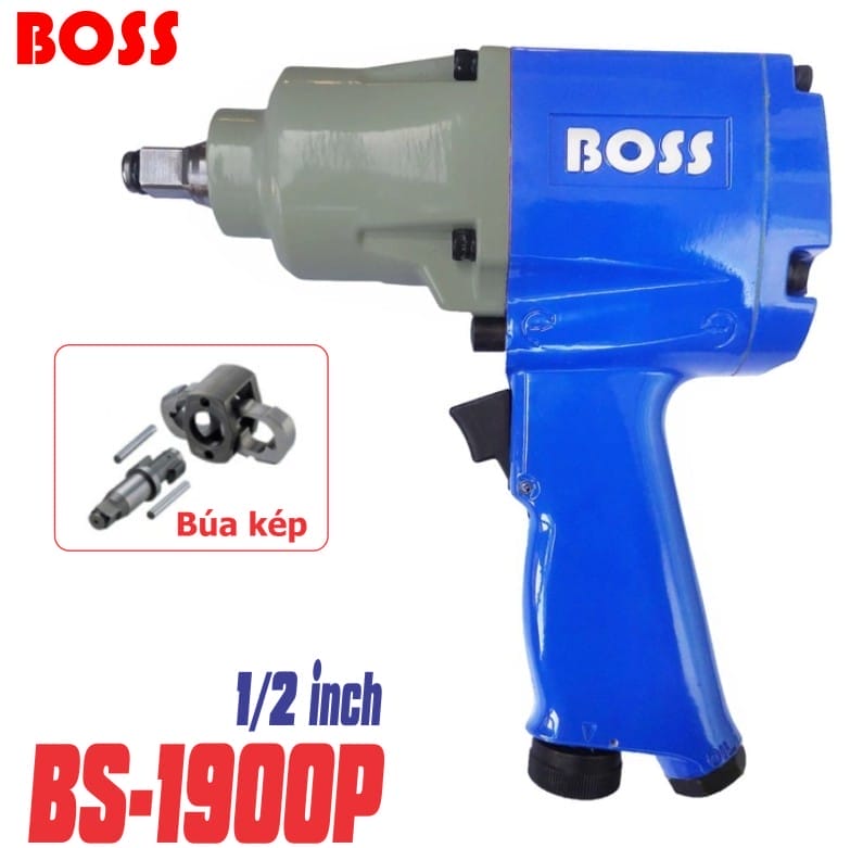 Súng siết bu lông hơi 1/2 inch BOSS BS-1900P