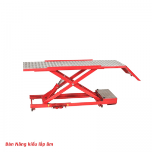 Bàn nâng xe máy kiểu lắp âm