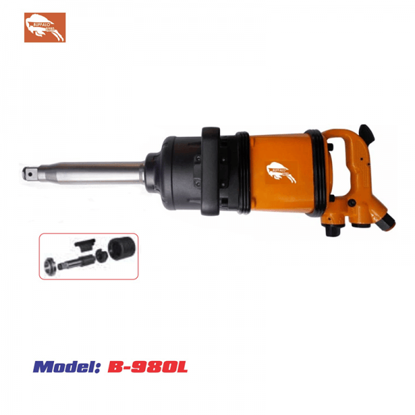 Súng vặn bu lông 1 INCH B-980L, BUFALOW Trung Quốc