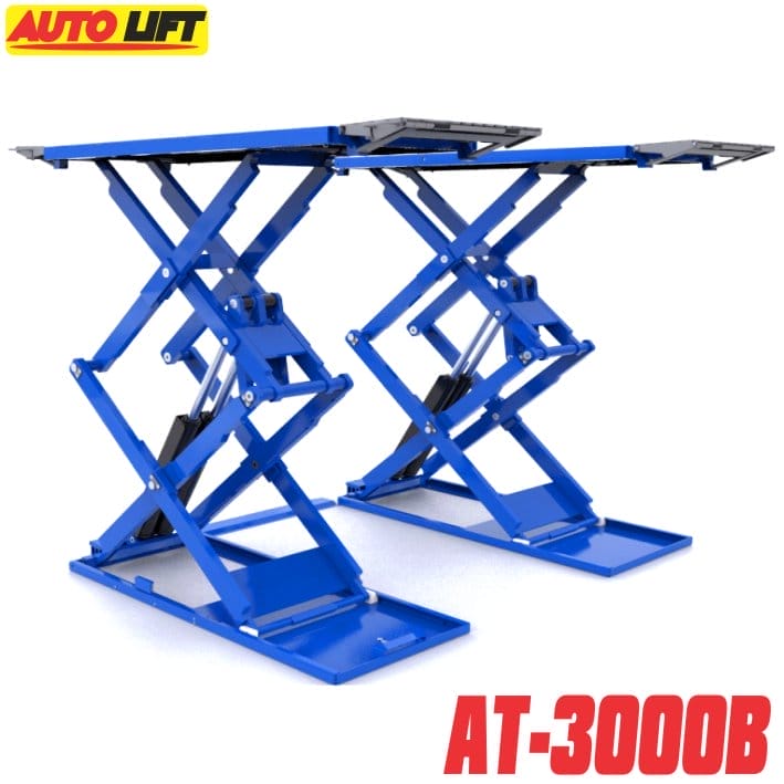 Cầu nâng cắt kéo nâng bụng lắp dương nền Autolift 3 tấn AT-3000B