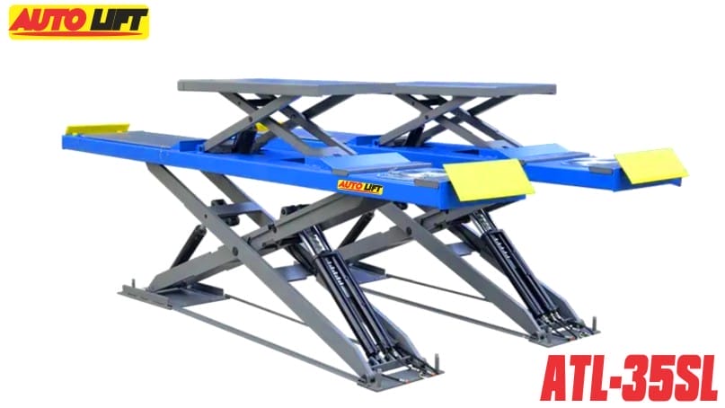 Cầu nâng ô tô cắt kéo thân dài 3,5 tấn Autolift ATL-35SL