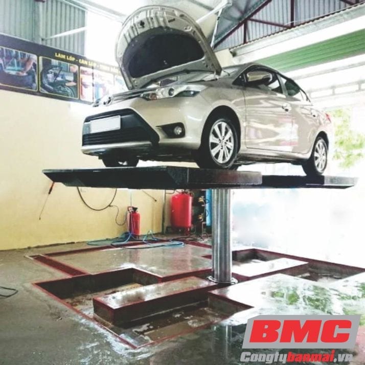Tầm quan trọng của cầu nâng 1 trụ trong tiệm rửa xe hiện đại