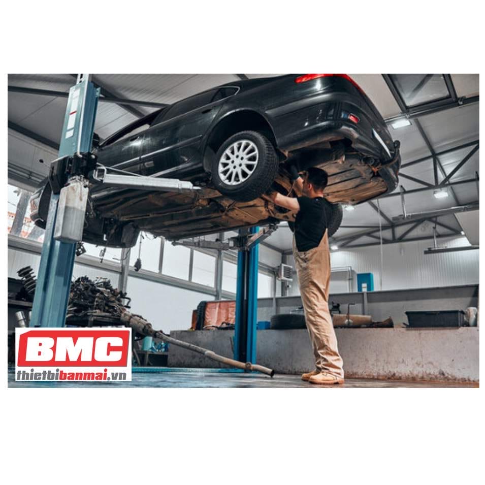 Cầu nâng 2 trụ giằng dưới: Ưu điểm và hạn chế
