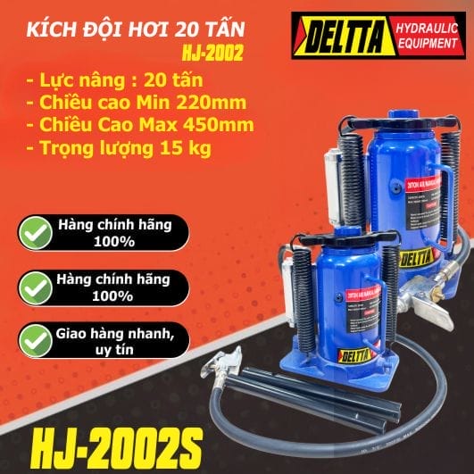 Con đội hơi 20 tấn Deltta HJ-2002S
