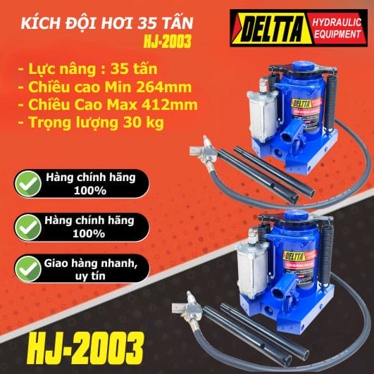 Con đội hơi 35 tấn Deltta HJ-2003