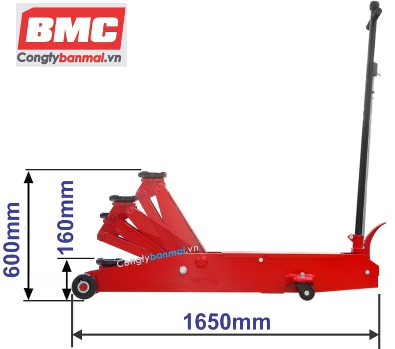 Kích thước Kích cá sấu thân dài 10 tấn FJ-09