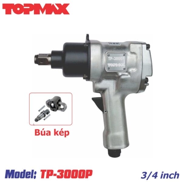 Súng bắn bu lông hơi 3/4 Inch Topmax TP-3000P