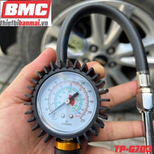 Tay bơm lốp xe máy ô tô TP‑G703