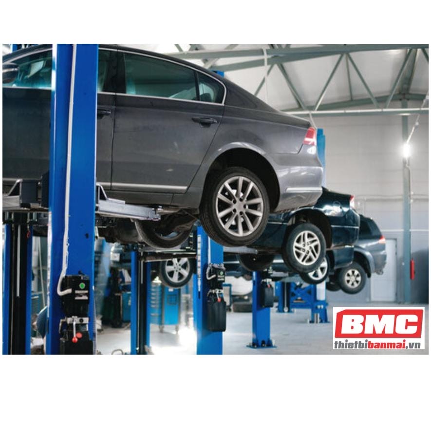 Những lưu ý để đảm bảo an toàn khi sử dụng cầu nâng 2 trụ